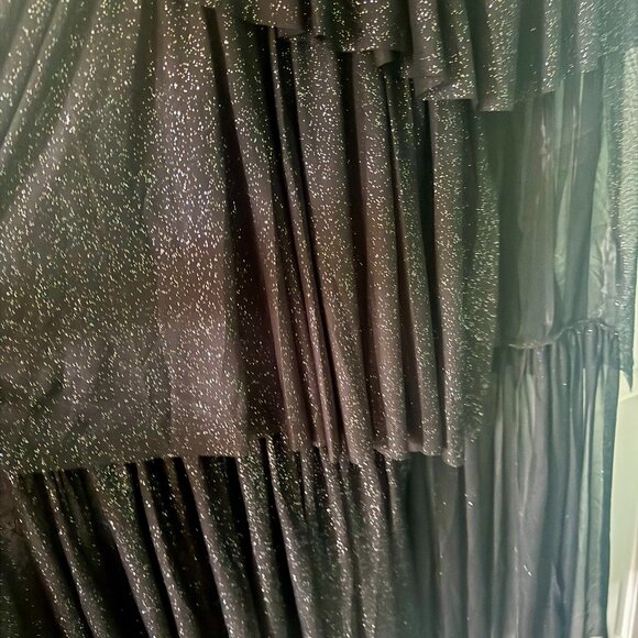 For Love & Lemons “Juni” Maxi Dress – Shimmer Black Strapless NWT ✨ - Picture 14 of 16